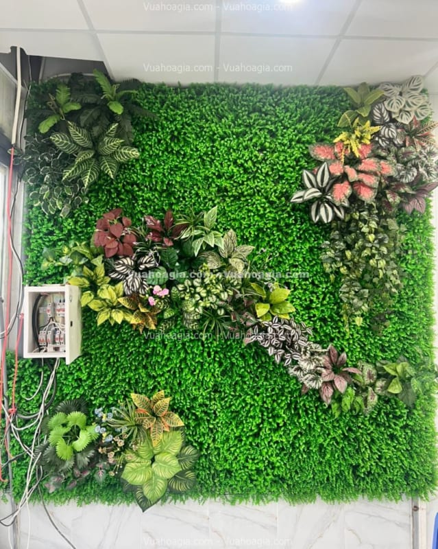 Mẫu tường cây giả TPHCM