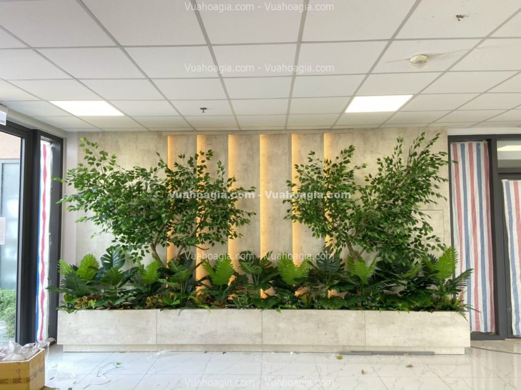 Bục cây giả quận 7