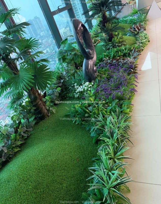tiểu cảnh cây giả long an
