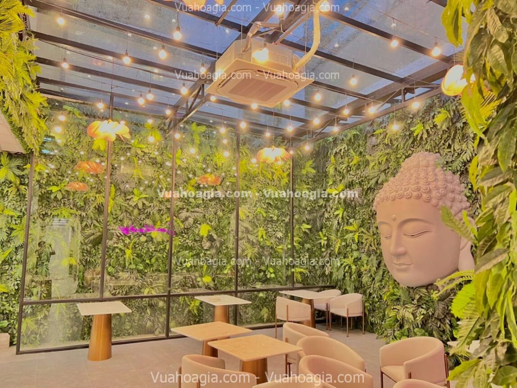 tường cây giả tại quận phú nhuận