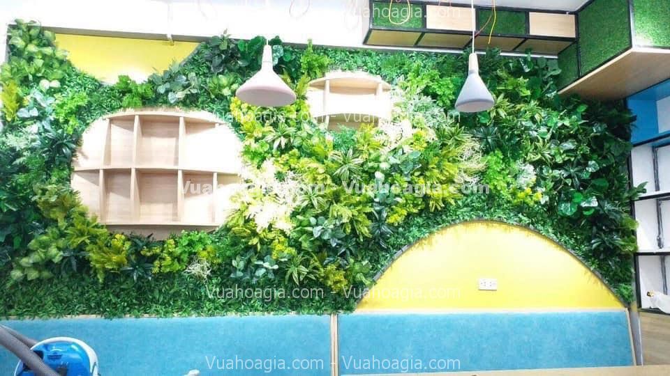 tường cây giả trong nhà tường cây giả trong nhà