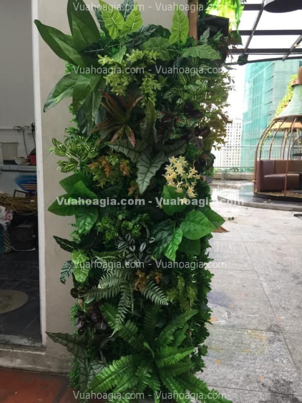 tường cây nhựa long an