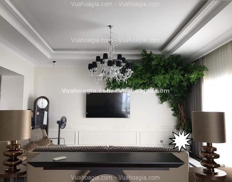 cây cổ thụ giả trang trí phòng khách cây cổ thụ giả trang trí phòng khách
