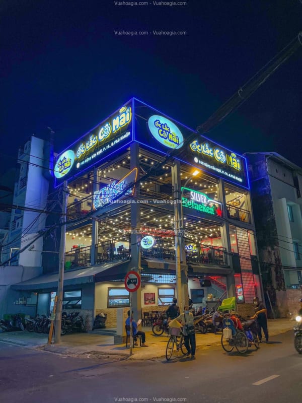 cây tùng giả trang trí cầu thang