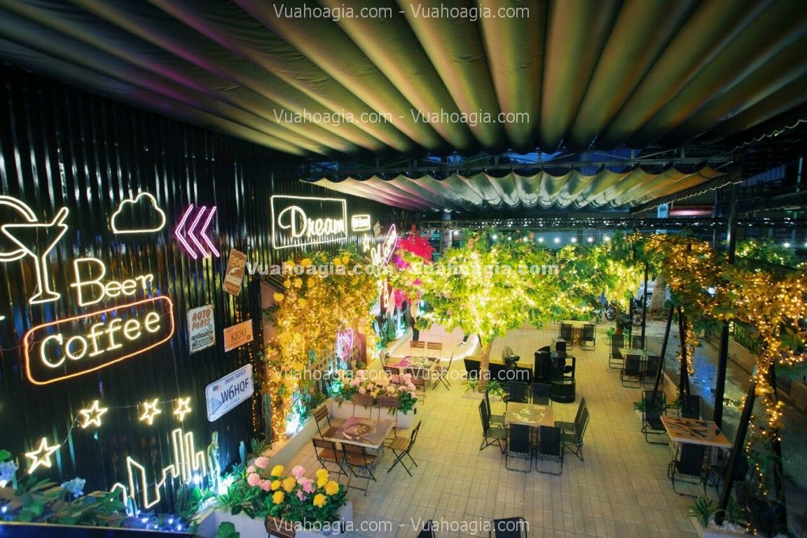 Decor Quán Cafe HCM Top 1 - Thi Công Cho Thuê Cây Giả Đẹp.