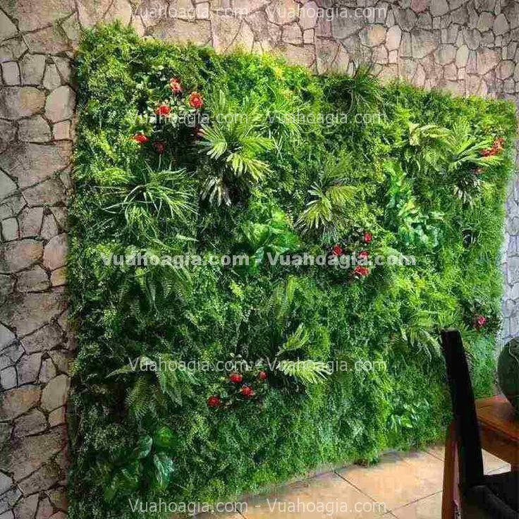 mẫu tường cây giả hcm mẫu tường cây giả hcm
