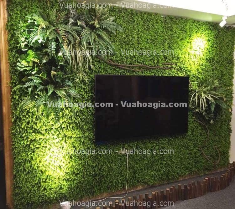 tường cây giả trang trí phòng khách tường cây giả trang trí phòng khách