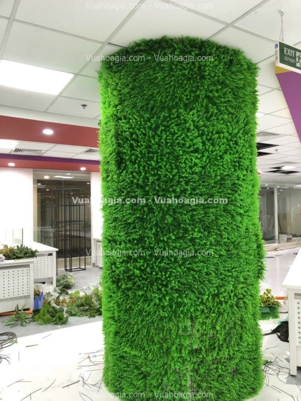 tường cây giả trang trí siêu thị tường cây giả trang trí siêu thị