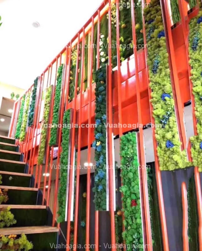 tường rêu giả tại HCM